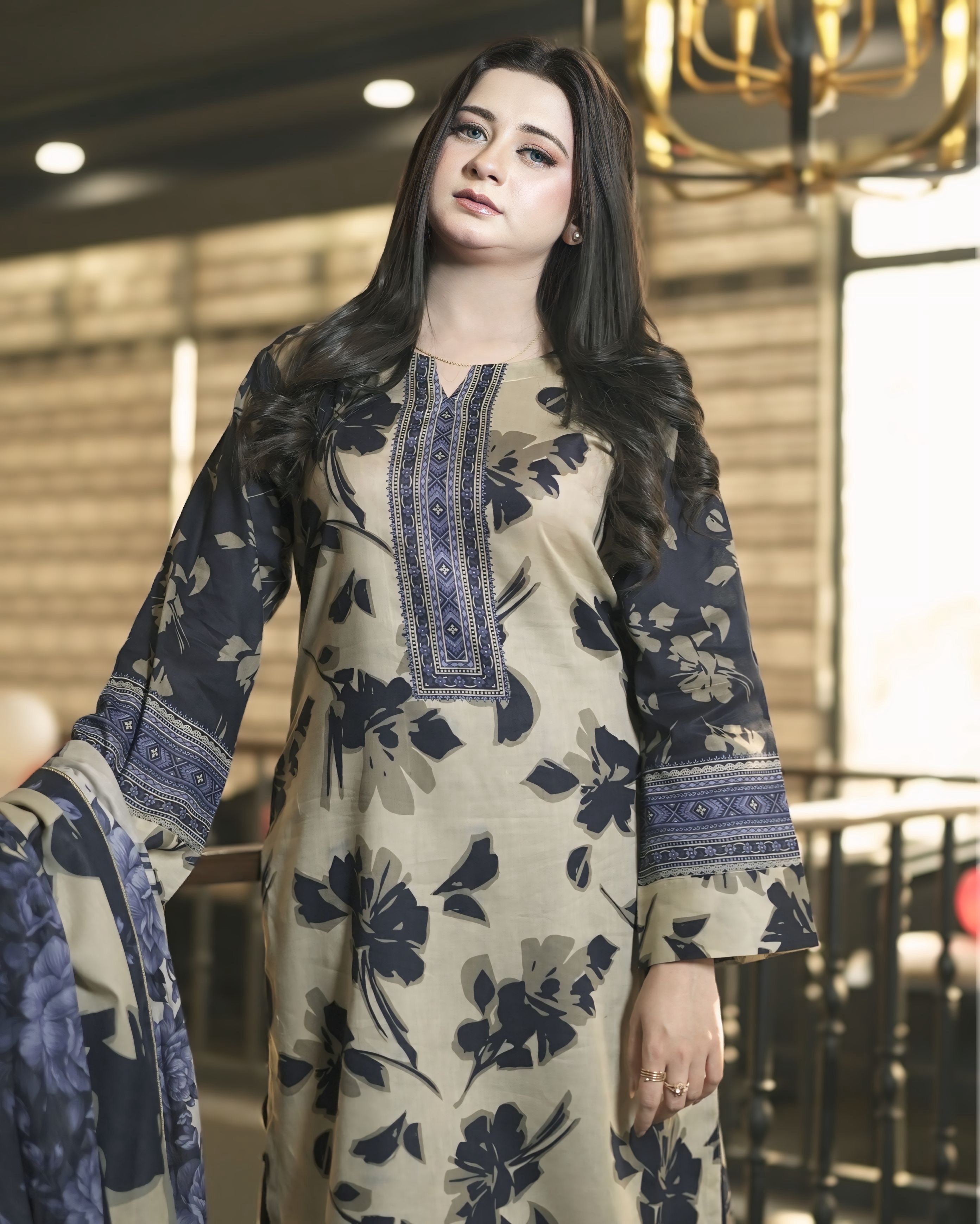 KHUSHNUMA – Lawn 3 PCS