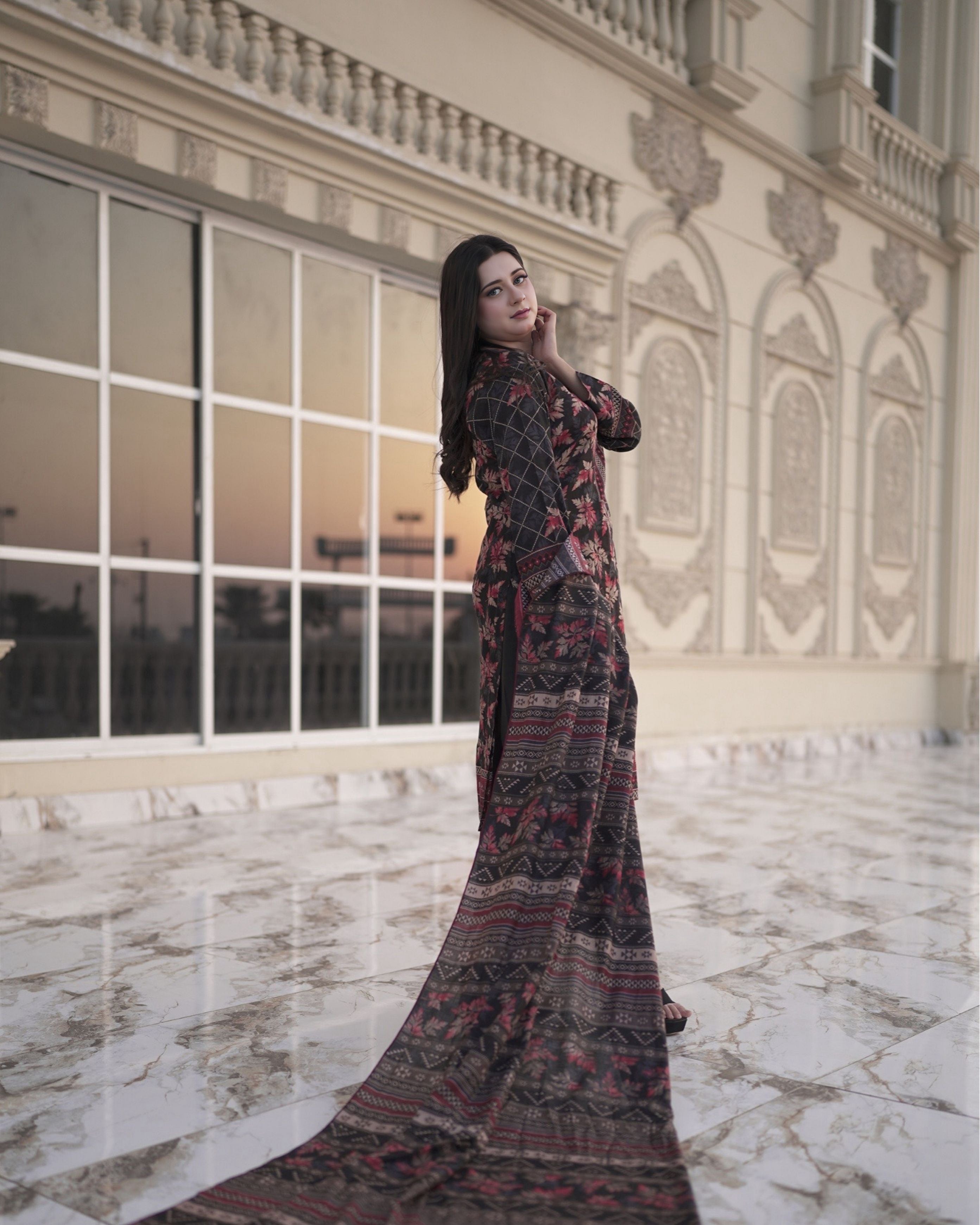 DIL AWAIZ – Lawn 3 PCS