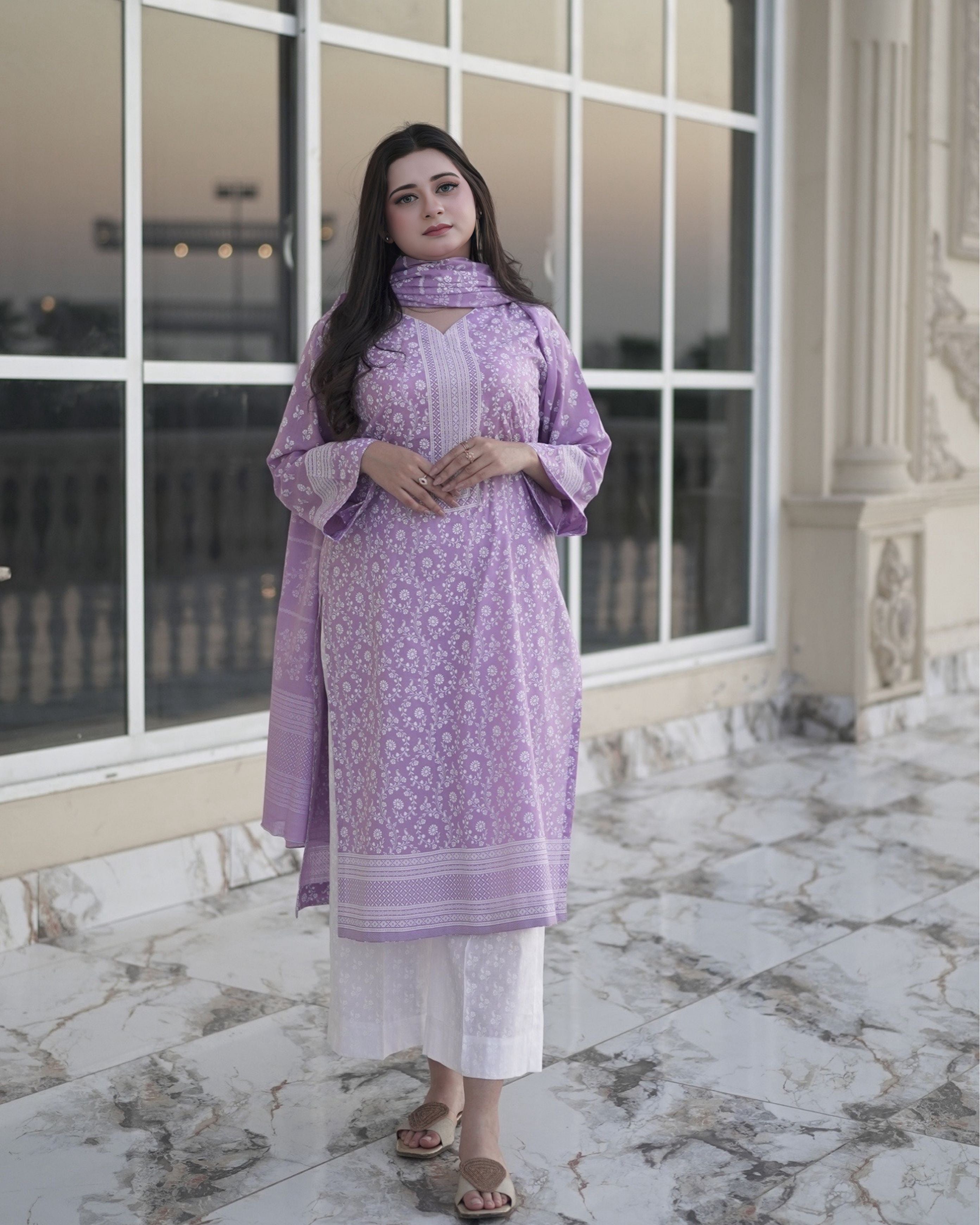 NAQSHDAR – Lawn 3 PCS
