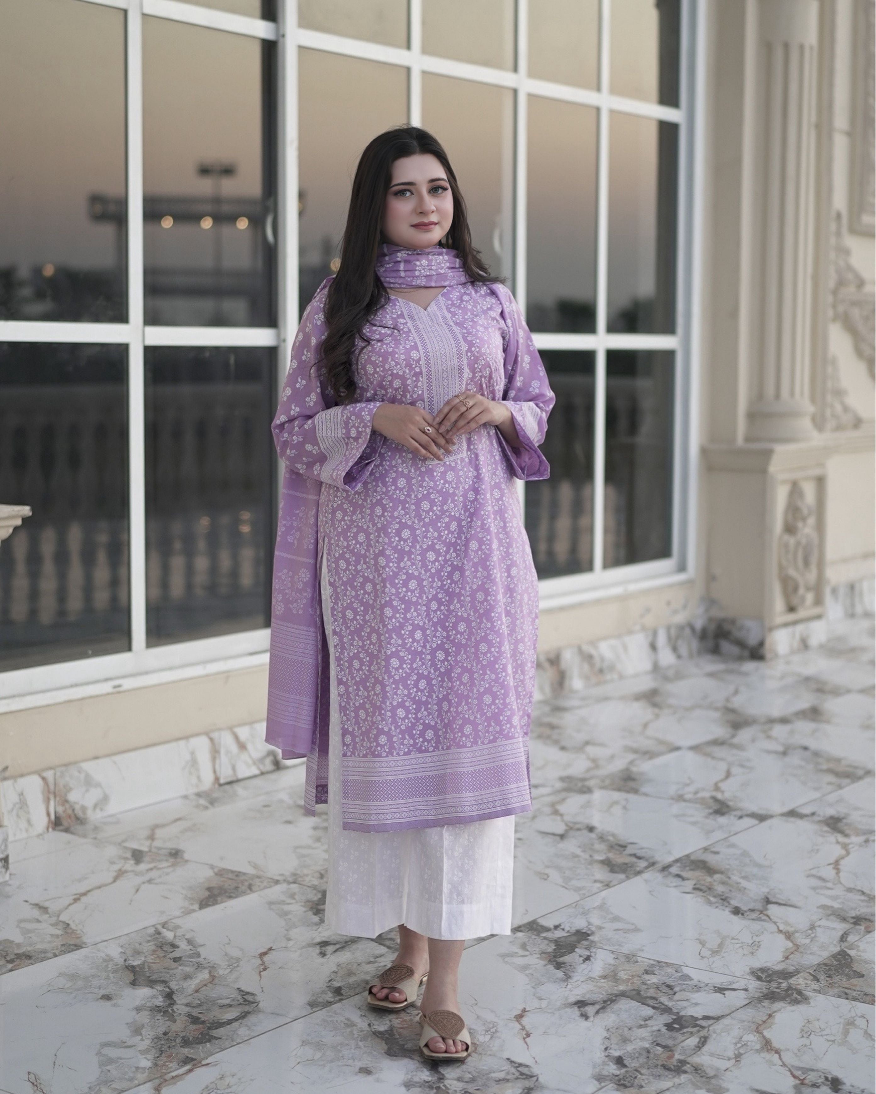 NAQSHDAR – Lawn 3 PCS